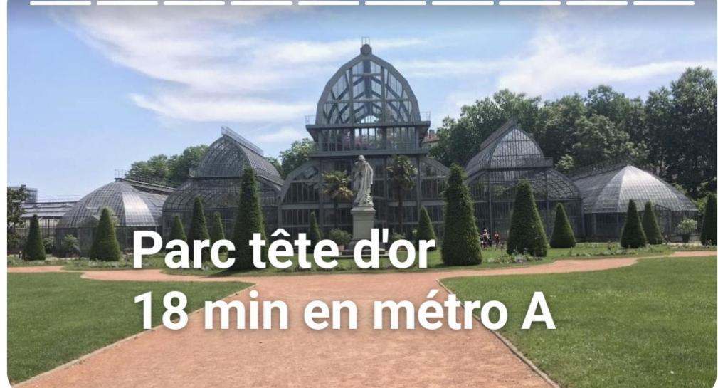 Medipole T2 Avec Un Garage Gratuit Sur Place, 16Min A Centre Ville Lyon En Metro A Villeurbanne Buitenkant foto