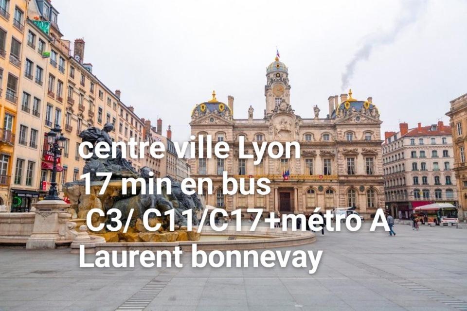 Medipole T2 Avec Un Garage Gratuit Sur Place, 16Min A Centre Ville Lyon En Metro A Villeurbanne Buitenkant foto